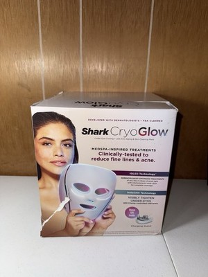 Shark CryoGlow LED Anti-Aging & Skin Clearing Face Mask FW322 USED ONCE