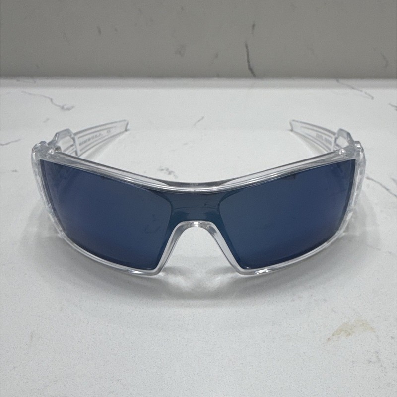 Oakley Oil Rig RARE Clear/ blue colorway 