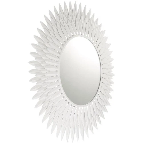 Crystorama BRH-M530-MT Broche 30 X 30 inch Matte White Mirror - Picture 3 of 7