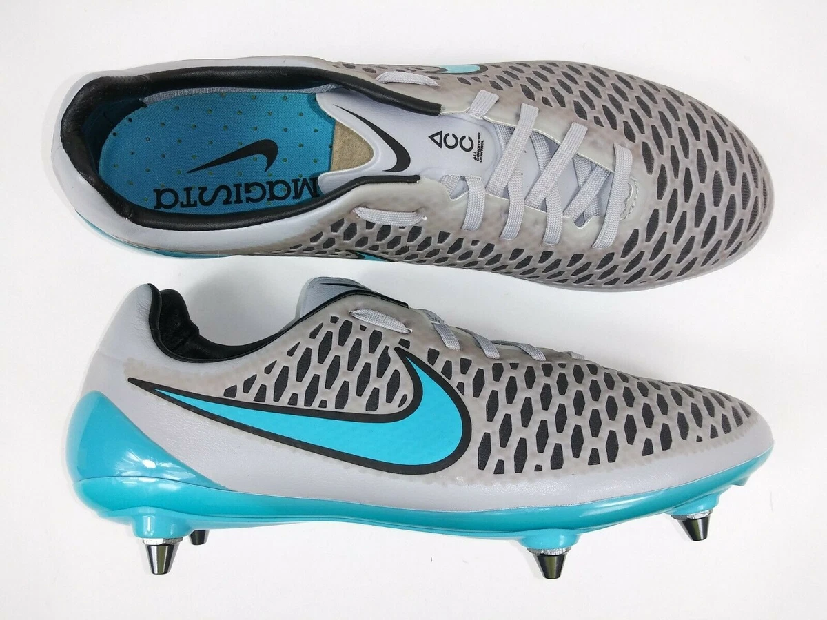 Nike Mens Rare Magista Opus SG 649232 041 Gray Blue Soccer Cleats