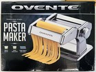 OVENTE STAINLESS STEEL PASTA MAKER 150MM WITH PASTA CUTTER SILVER PA515S NEW
