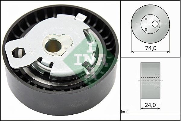 INA Spannrolle, Zahnriemen 531 0497 10 für FORD