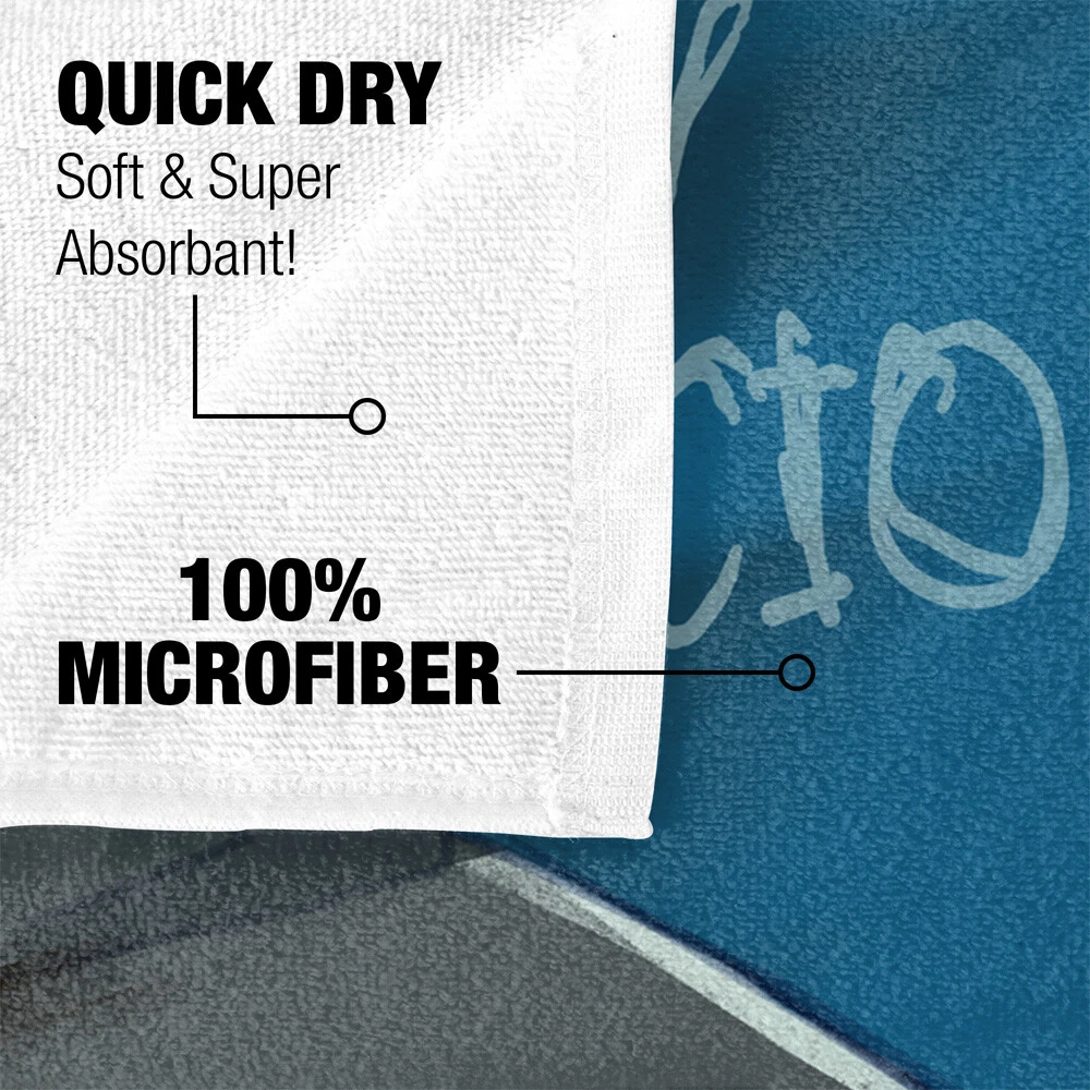 WB 100: Beach Towel, 30"x60" Looney Tunes Daffy My Precious Beach Towel