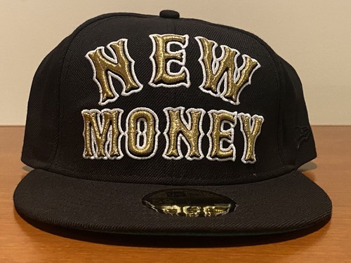 Brand New Rocksmith New Money Logo Black/Gold 7 3/8 New Era 59Fifty Fitted Hat - Picture 2 of 10