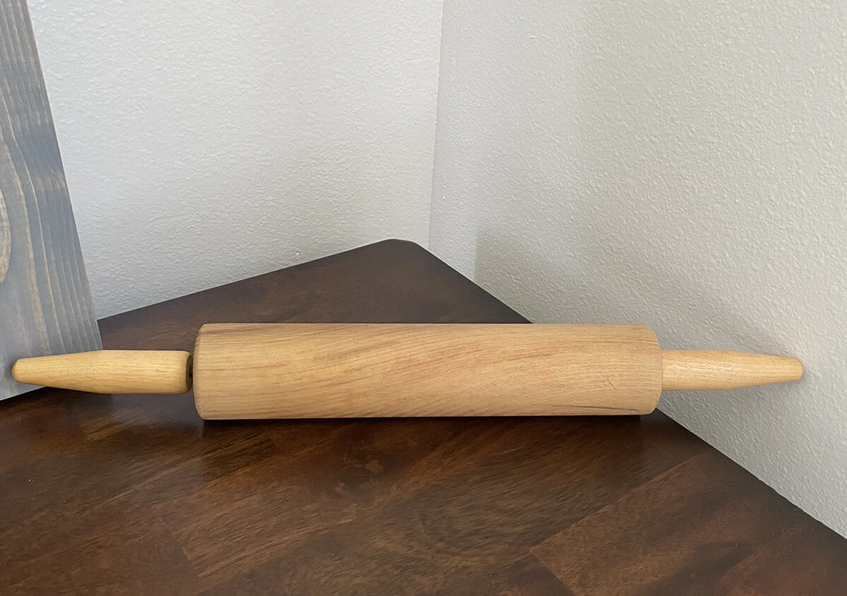 Vintage Wooden Rolling Pin 19” Large EUC