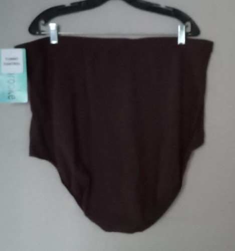 Calzoncillos de natación Penbrooke para mujer parte inferior marrón control abdomen elásticos talla grande 26W - Imagen 6 de 6