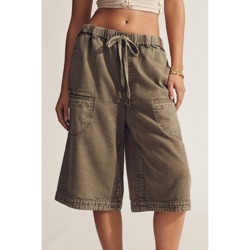 Pilcro Anthropologie Pull-On Gaucho Capri Pants Wide Leg Cropped L NWT 279507
