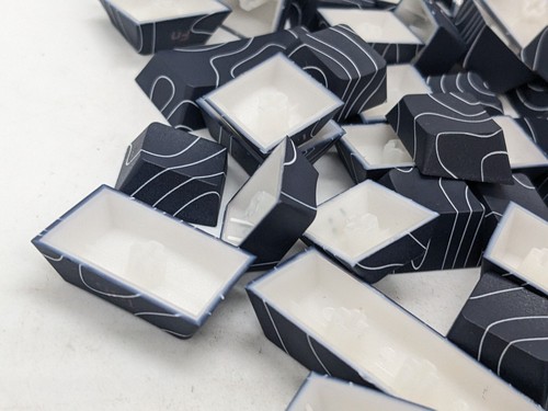 Sunzit Custom Keycaps keys caps PBT set black blackice topographic for MX READ - Bild 6 von 15