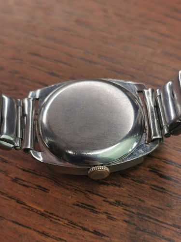 Winco AS 1130 Mens Denisteel 15 Jewels Military Cushion Watch Keeping Time #L527 - Picture 7 of 12