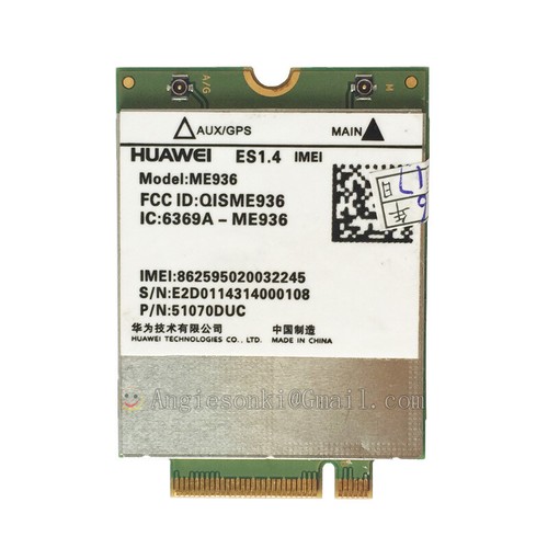 Huawei ME936 4G LTE Module NGFF Quad-band EDGE GPRS GSM Penta-band DC-HSPA+/HSP - Picture 6 of 8