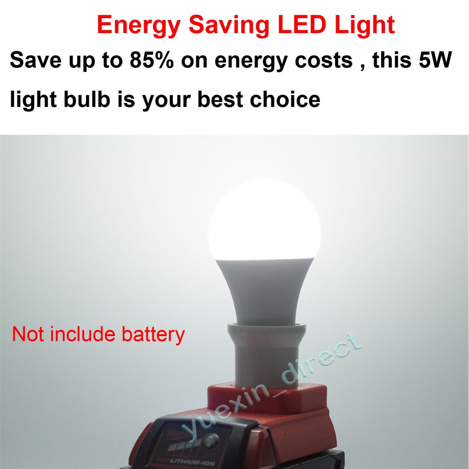 2-Pack Wireless LED Work Light For Milwaukee M18 18V Battery – Cordless, 2800 Lumens, IP65, Portable