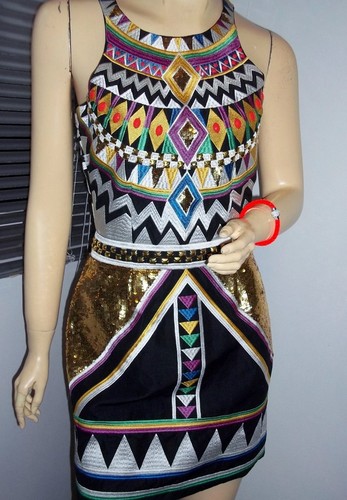 SASS & BIDE "The Rumour" Embellished Mini Dress - Size 6 - $690 - Picture 4 of 9
