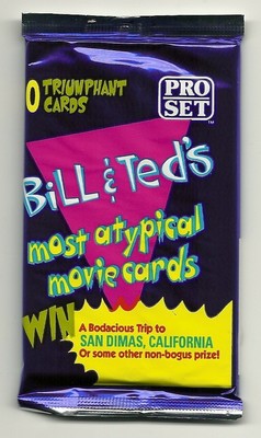 Bill & Ted's Most Atypical Movie Cards (Pro-Set, 1991) Trading Cards