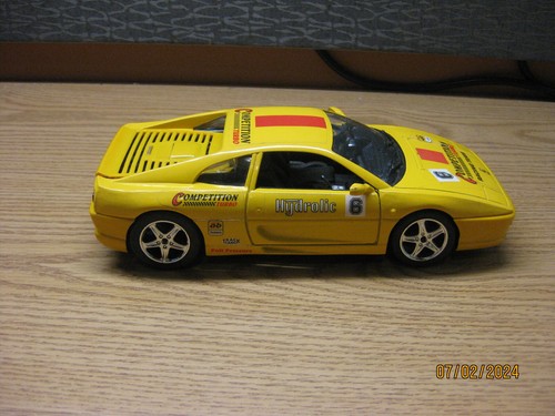 1/18 FERRARI F355, IN RACING YELLOW , BY MAJORETTE , NO BOX - Picture 4 of 20