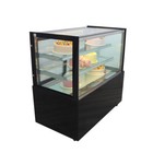 Floor Model Refrigerated Display Case Rear Door Air Cooling Adjustable Rack 220V