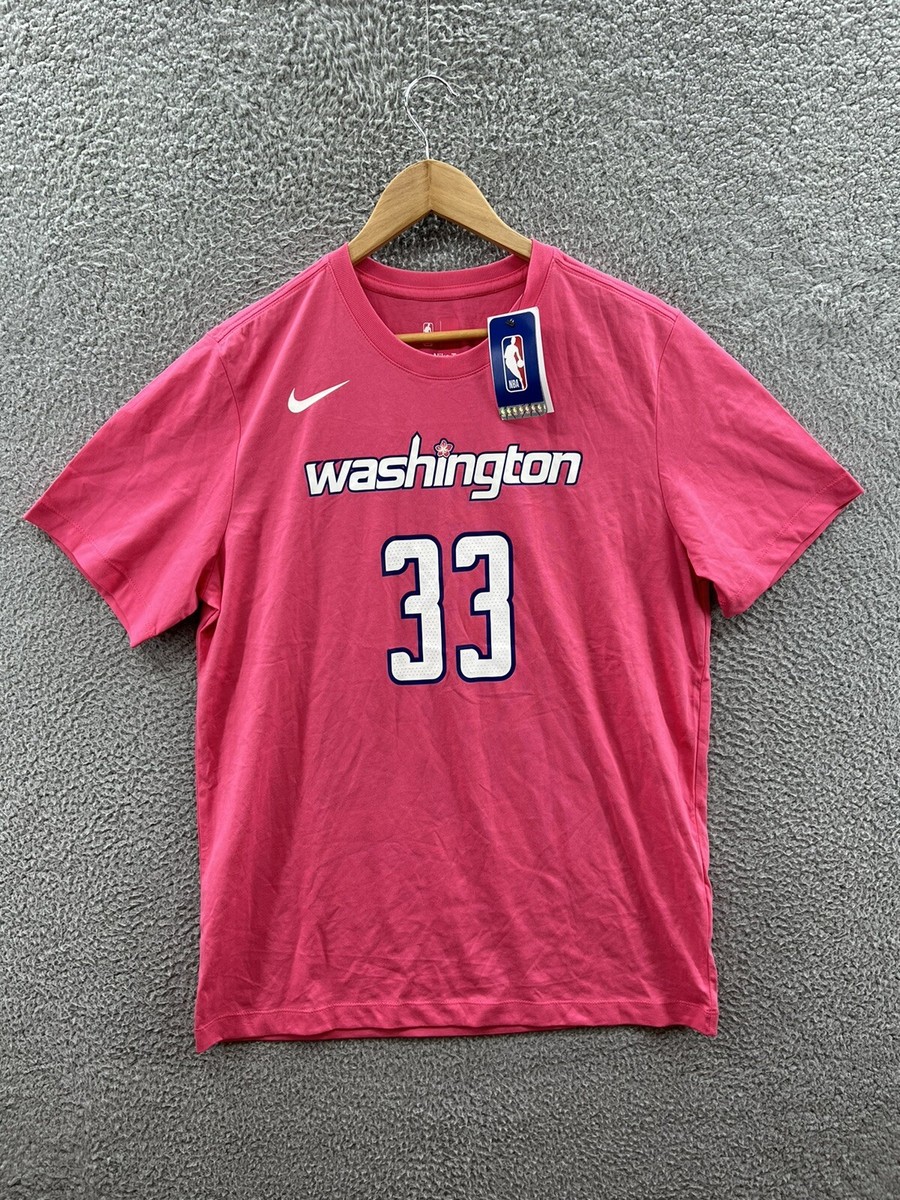 【新品未着用】Nike NBA Mavericks ウォームアップシャツ Nike Kyle Kuzma Pink Washington Wizards 2022/23 City Edition