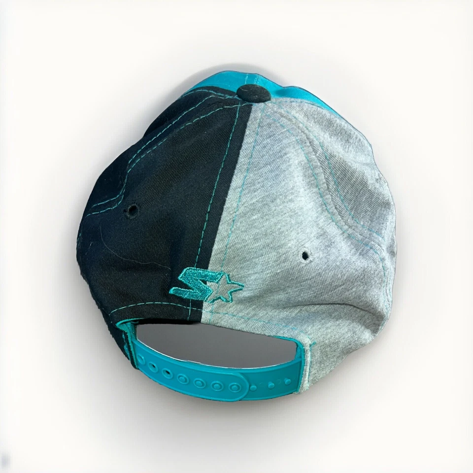 Vintage Florida Marlins Hat Cap Mens 6 Panel Colorblock MLB Snapback Starter 90s - Image 3 of 4