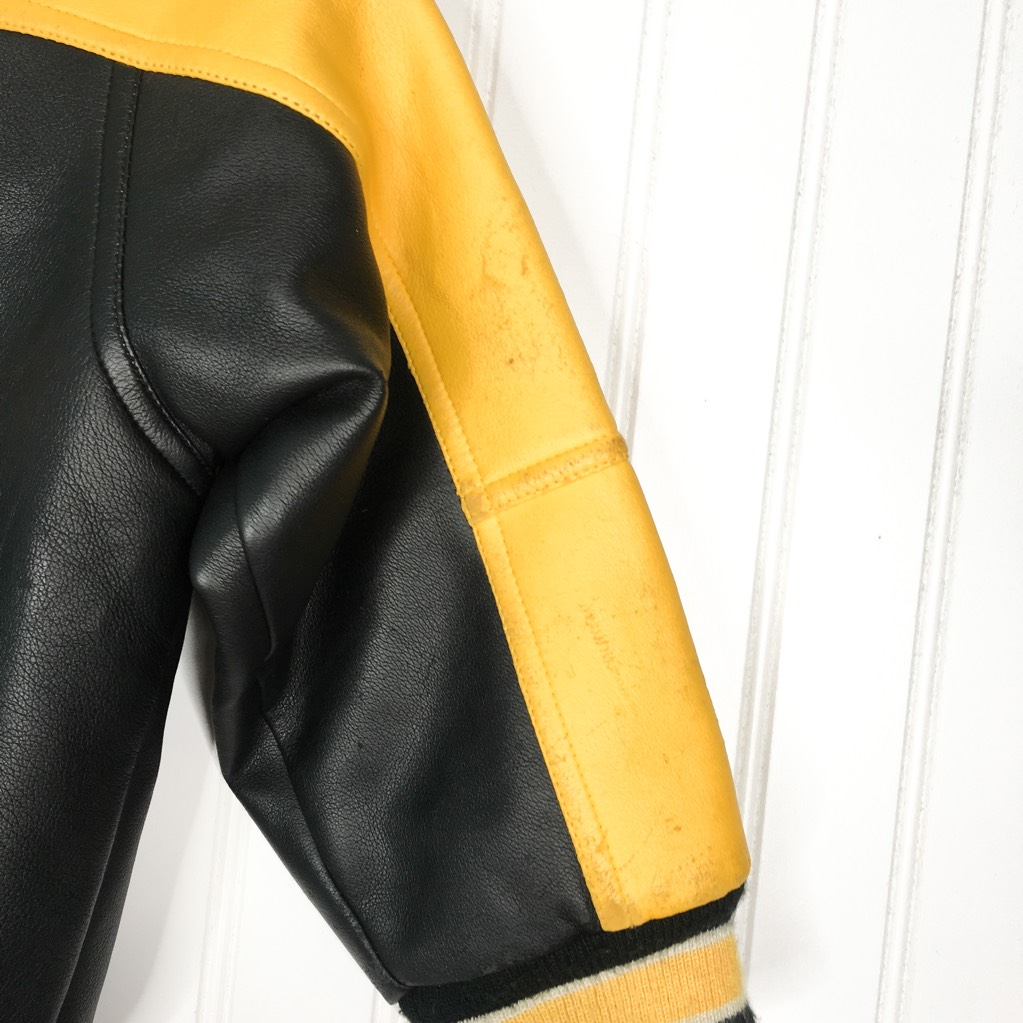 Jeff Gordon 24 Boys Chase Authentics Jacket Yellow Black Faux