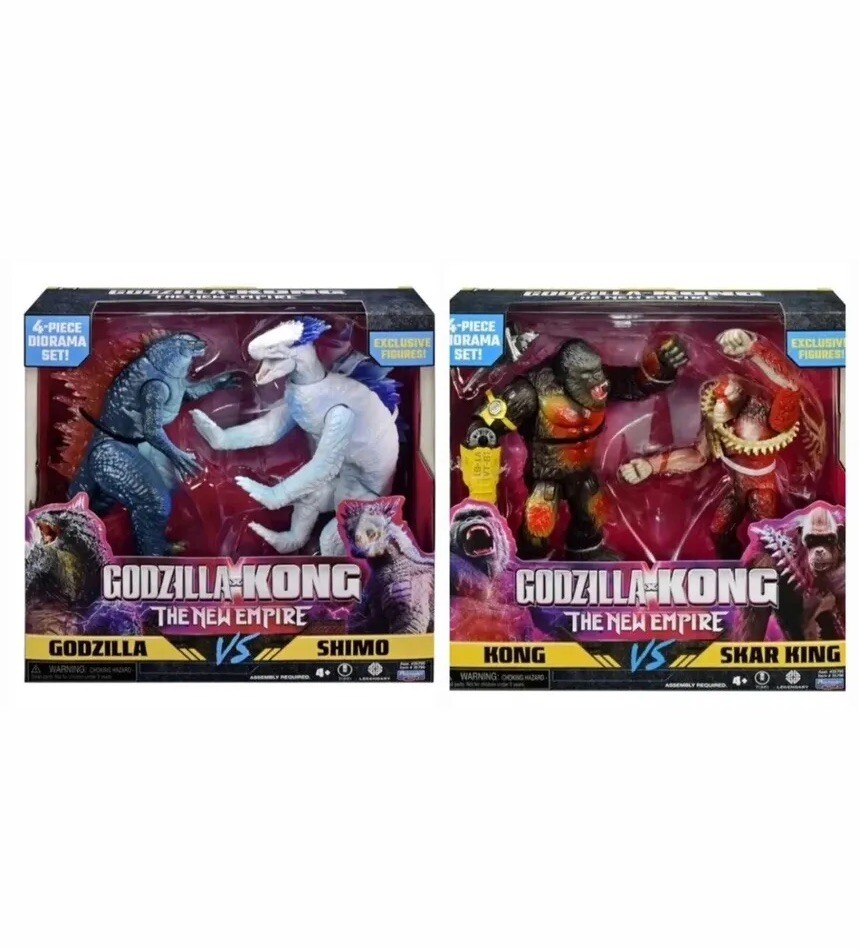 Godzilla X Kong: The New Empire 2 Pack Fig. Set Kong vs Skar