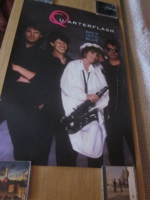 Quarterflash 1985 Back Into Blue Promo Poster   Rindy Ross