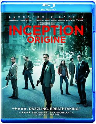 Inception (Blu-ray/DVD, 2010, 2-Disc Set) Christopher Nolan