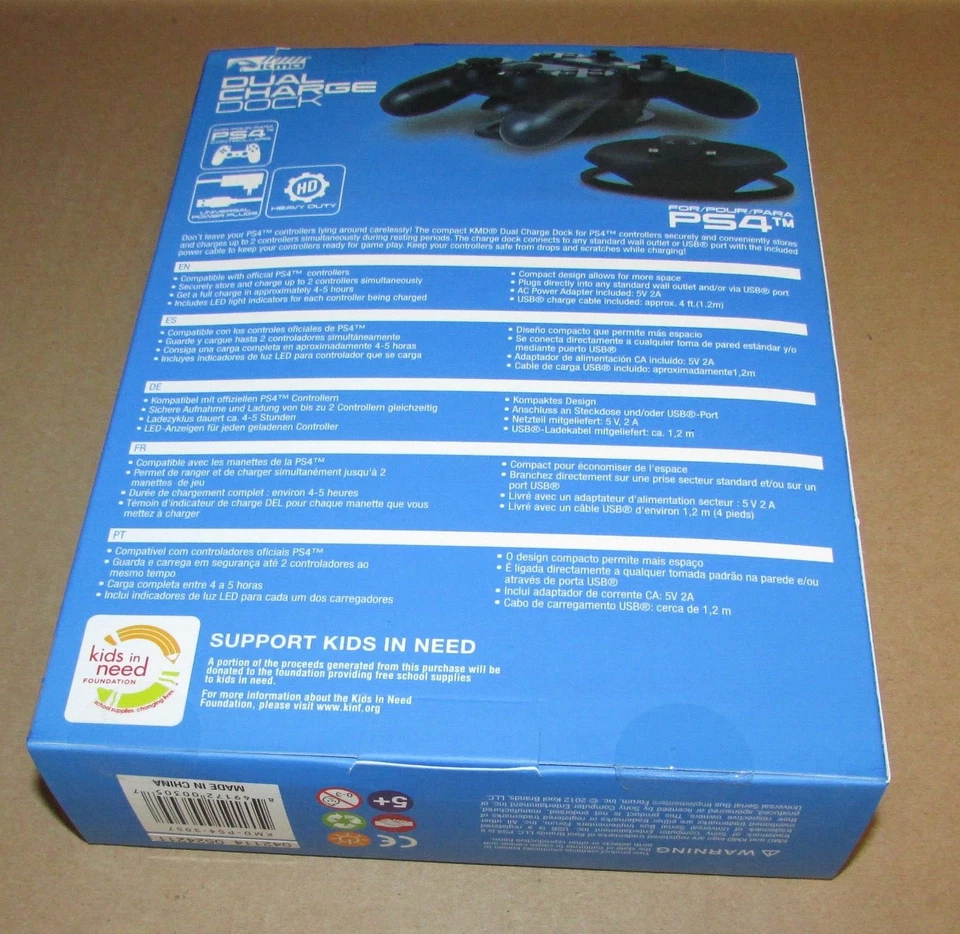 KMD Dual Charging Charge Dock USB Playstation 4 PS4 Controllers Fast Shipping - Image 2 of 2