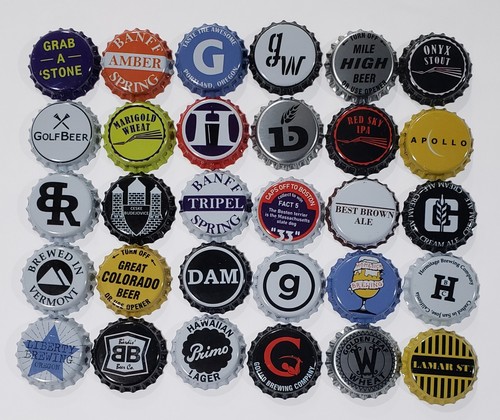 800 Beer Bottle Caps (((HUGE VARIETY))) Best Mix Assorted & Mixed Crown Caps - Picture 8 of 10