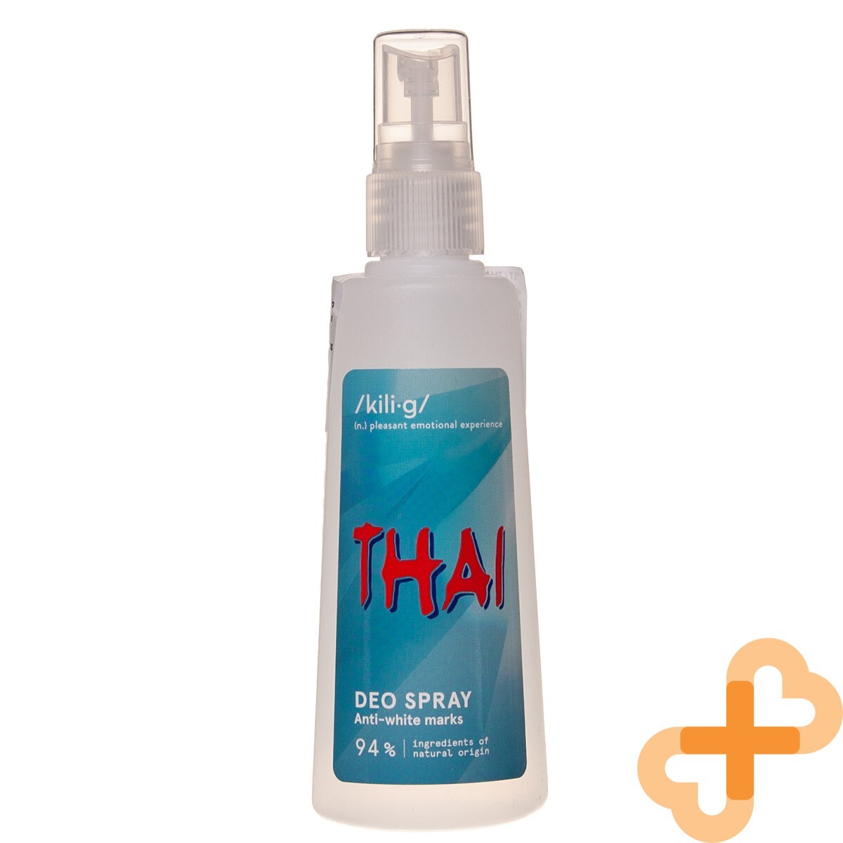 THAI 100% Natural Organic Spray Body Deodorant 100 ml Natural Salts