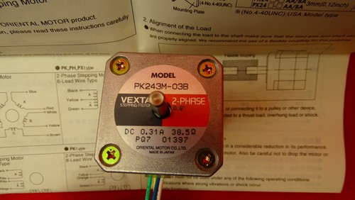 Vexta 2-phase Stepper Motor PK243M-038 New and OVP - Picture 3 of 5