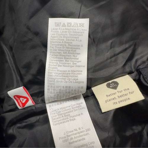 Madewell Holland Quilted Puffer Parka Jacket Black 4X - Picture 6 of 6
