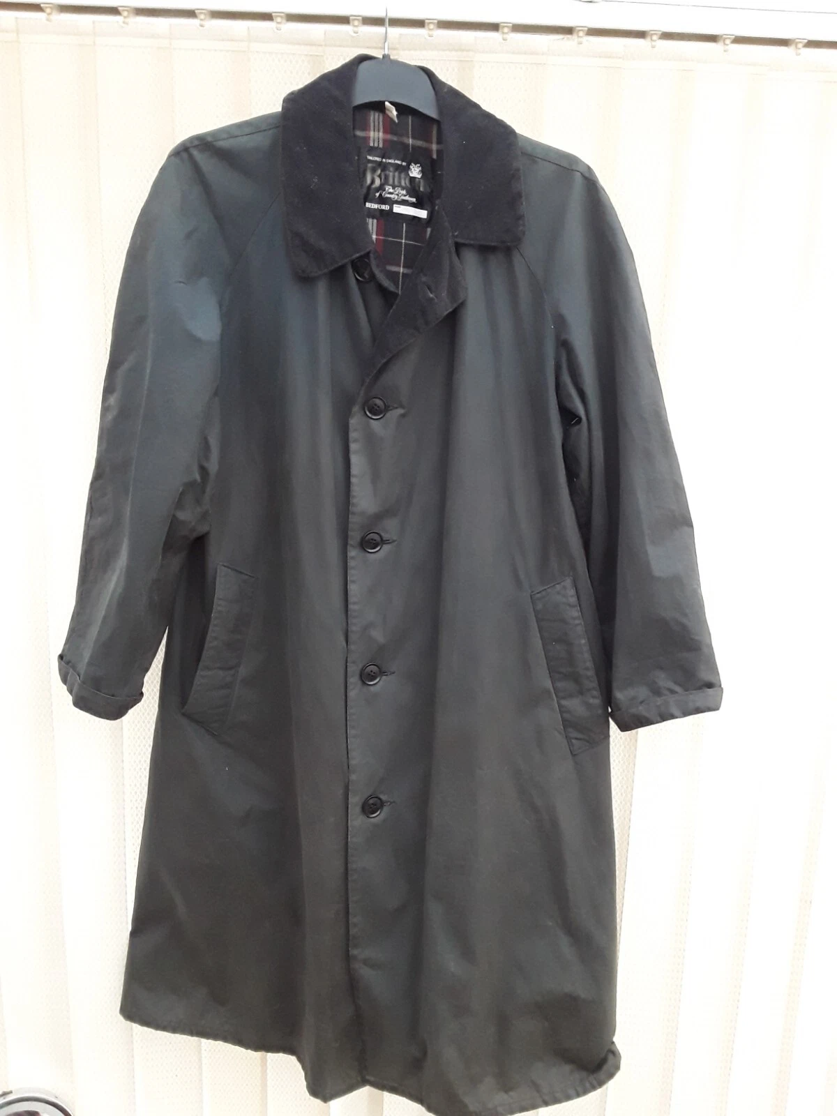 BRITTON " BEDFORD " WAXED COAT ,CHEST 36/38