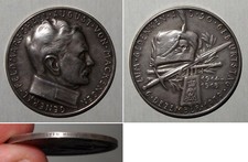 medal 90. urodziny generała feldmarszałka Augusta Mackensena 1939 / srebro 900
