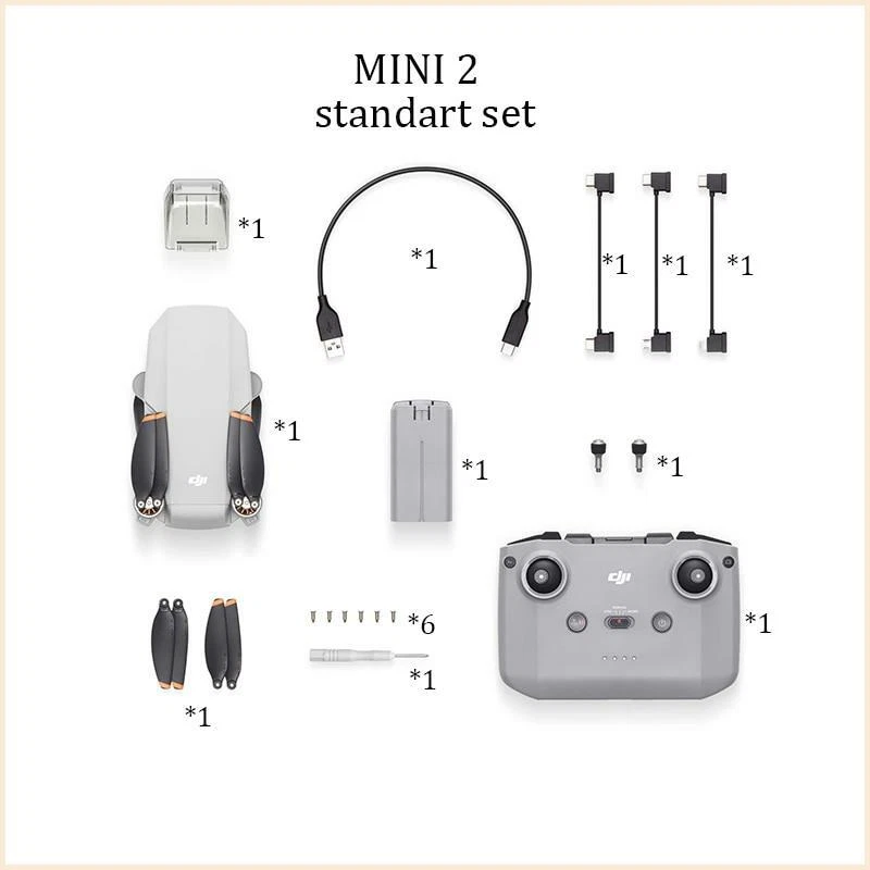 DJI Mini 2 drone with 4K 30fps Video and 4x Digital Zoom 10km