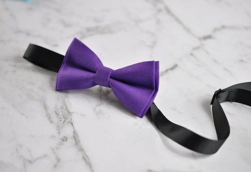 Baby Page Boy Kids infant Toddler Cotton Bowtie Bow Tie BLACK NAVY BLUE Grey - Picture 71 of 150