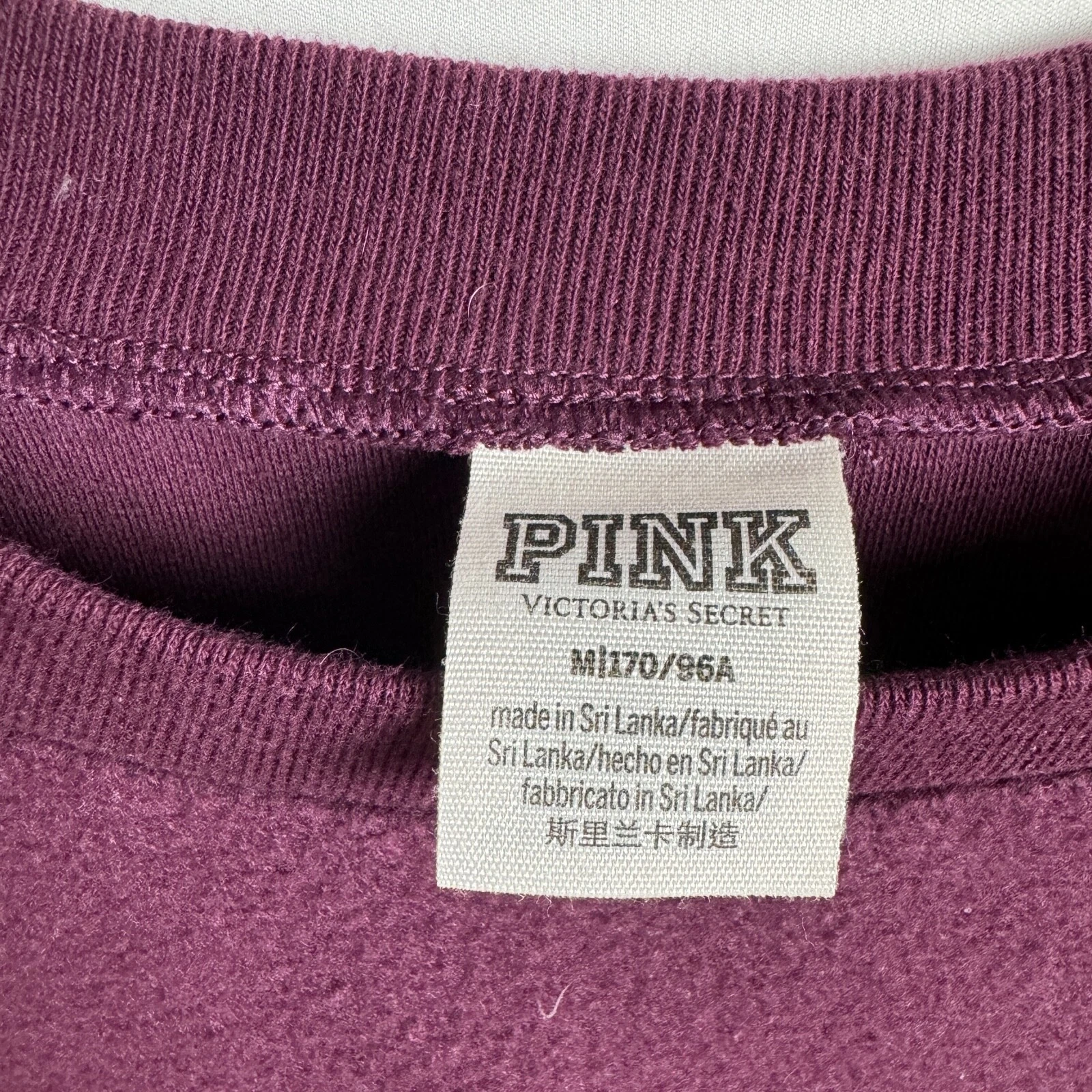 victoria-secret-vs fleece sweatshirt