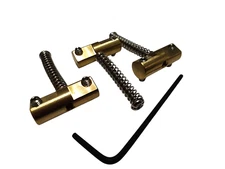 Set of 3 Wilkinson Compensated Tele Brass Bridge Saddles