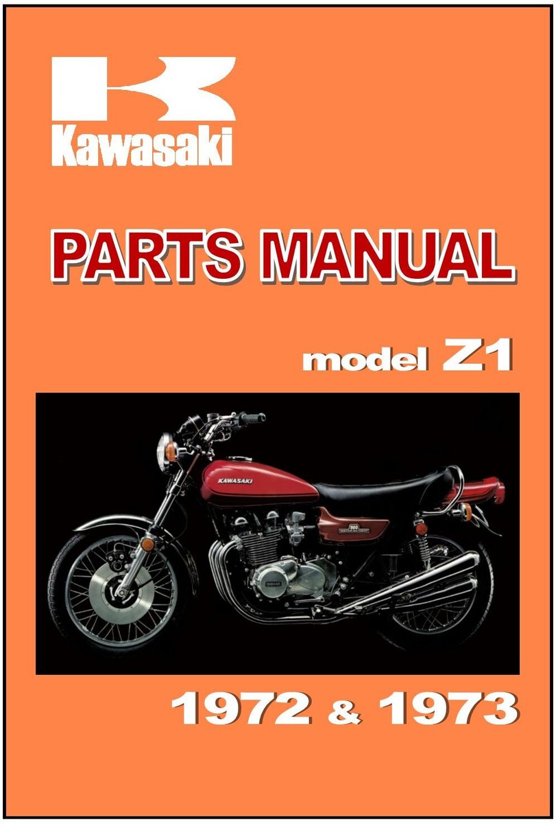 Kawasaki KZ900 ショップマニュアル Kawasaki KZ900 ショップマニュアル KAWASAKI Parts Manual Z1