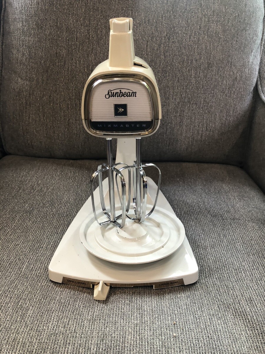 Vintage Sunbeam Vista Mixmaster 12-Speed Mixer Tested Works, Very