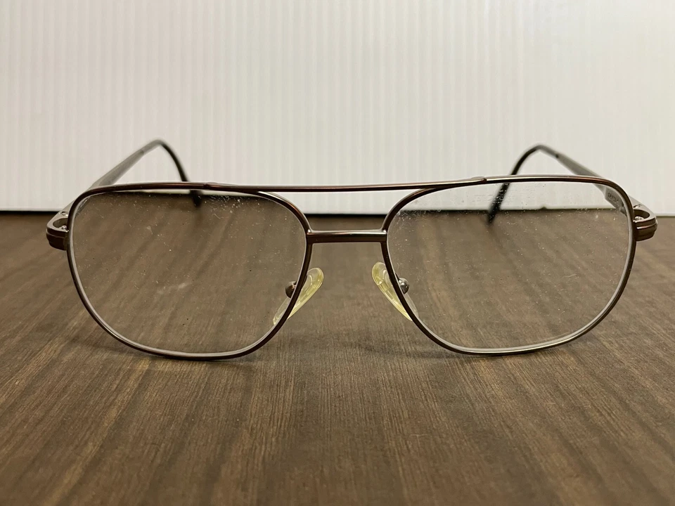 Gafas de sol de aviador Elasta 7126 Safilo Italia años 70 80 marcos rectangulares Foto 3 de 4