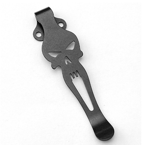 Titanium C41 Back Clip for Spyderco C41 Native 5 Lightweight FRN Folding Knife J - Zdjęcie 3 z 9