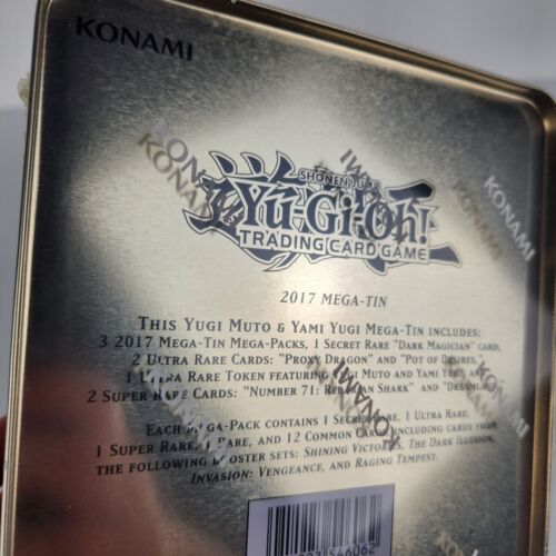 Yu-Gi-Oh TCG Yugi Muto & Yami 2017 Mega Tin New & Sealed Konami English Cards π¦ - Picture 5 of 7