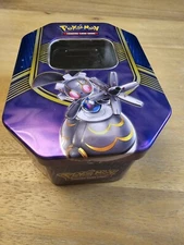 Pokemon Trading Magearna Collectors Tin Box With Plastic Card Holder 2016