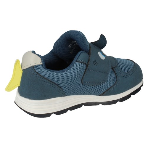 Zapatillas de deporte con diseño de tiburón Spot On para niños: N1163 - Imagen 6 de 8