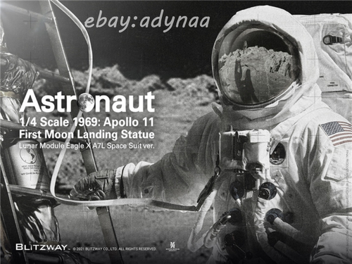 BLITZWAY BW-SS-21101 Spaceman Apollo 11 Statue 1/4 In Stock - Picture 2 of 24