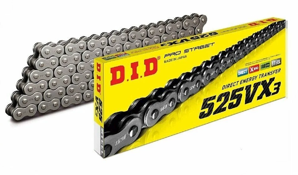 Suzuki GSXR600 2004-2005 DID VX3 plata 525 QA -1t/oem kit de cadena y piñones Foto 2 de 4