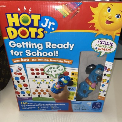 Educational Insights Hot Dots Jr. Getting Ready for School Interactive with Pen 
