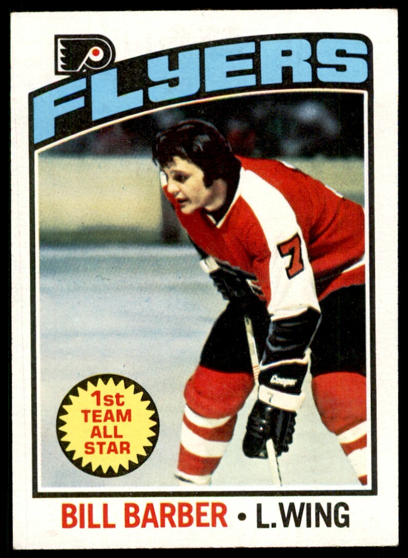 1976-77 Topps Bill Barber Philadelphia Flyers #178