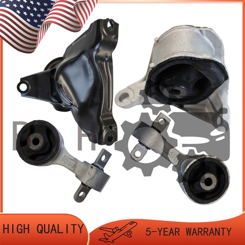 4PCS Motor & Trans Mount Set For 13-15 Acura ILX 2.4L/ 12-15 Honda Civic 2.4L - Picture 2 of 6