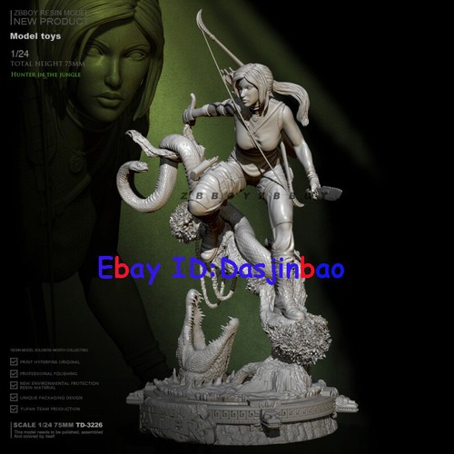 Lara 1/24 Resin Figure Model Kit Unpainted Unassembled GK TD-3226