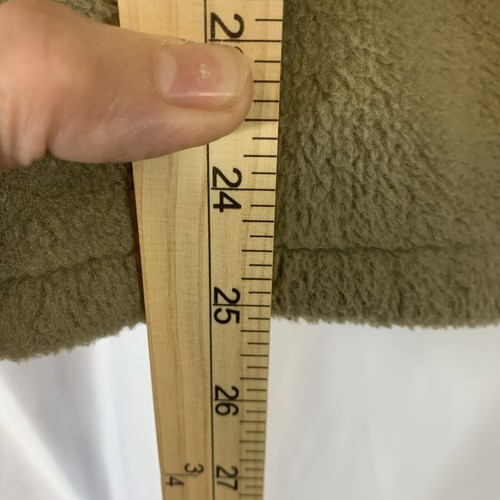 Vintage Bill Blass Mens Fleece Pullover 1/4 Zip Size XL Green Side Seam Pockets - Picture 10 of 11
